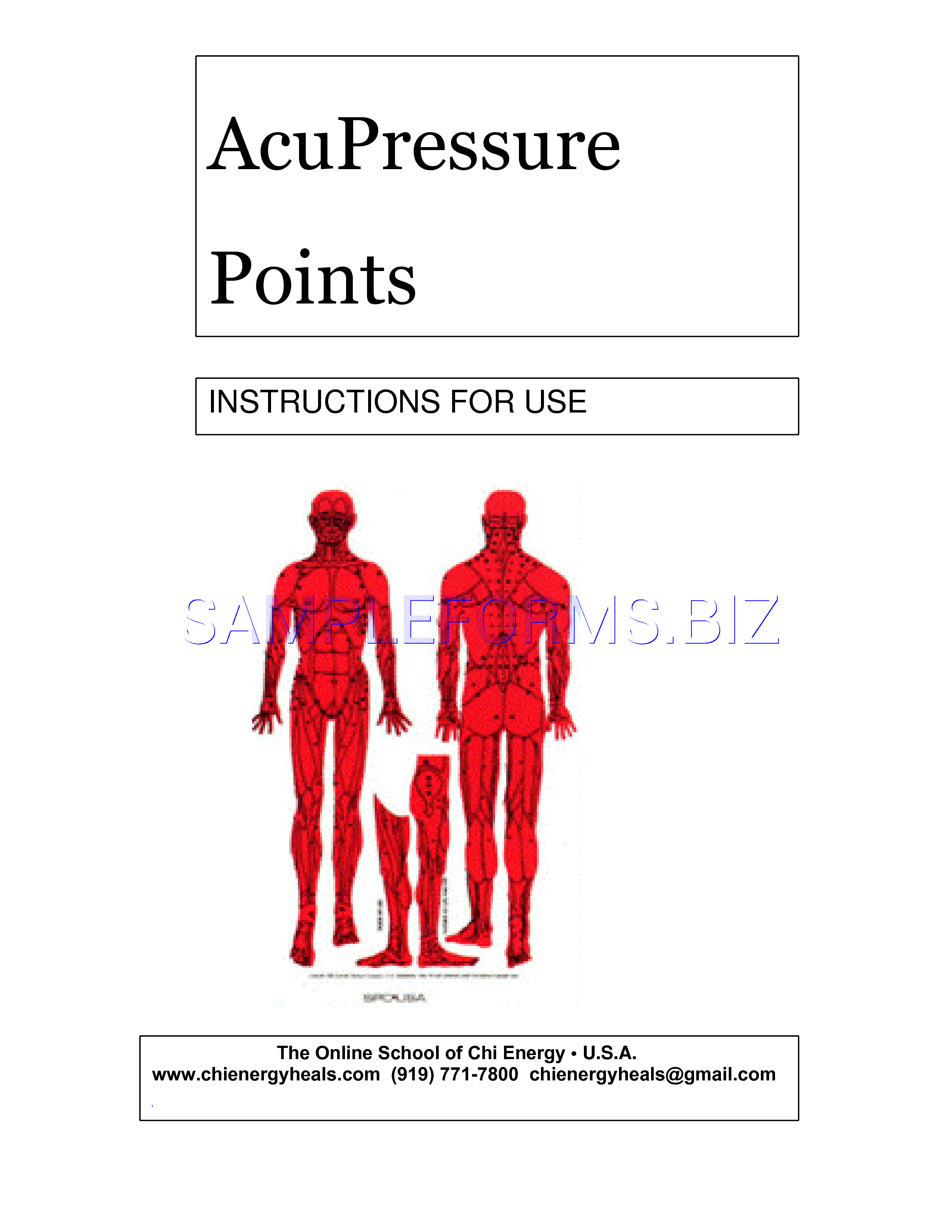 Preview free downloadable Acupressure Book in PDF (page 1)